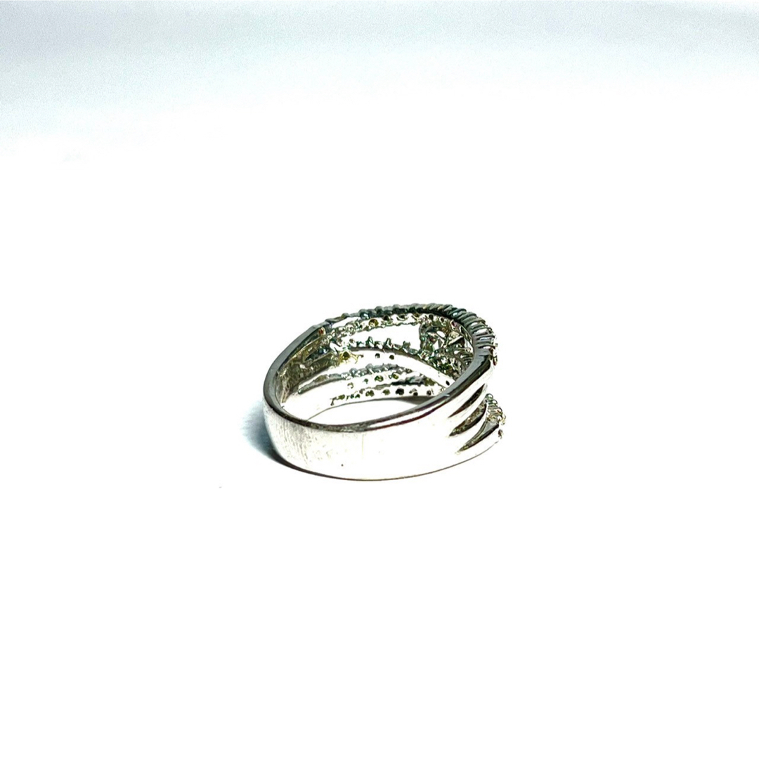 ダイアモンド　リング　シルバー　指輪　鑑定済み　刻印有り レディースのアクセサリー(リング(指輪))の商品写真