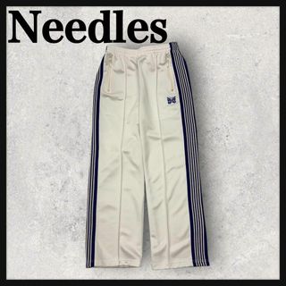 ニードルス(Needles)の9488【人気デザイン】ニードルス☆ワンポイント刺繍ロゴサイドラインパンツ(その他)