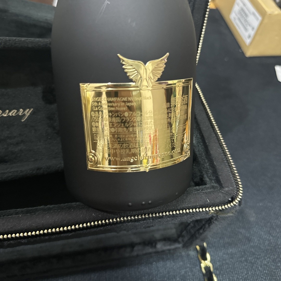 エンジェルシャンパン(エンジェルシャンパン)のエンジェル シャンパン ドゥミ セック 750ml 5周年記念 食品/飲料/酒の酒(シャンパン/スパークリングワイン)の商品写真