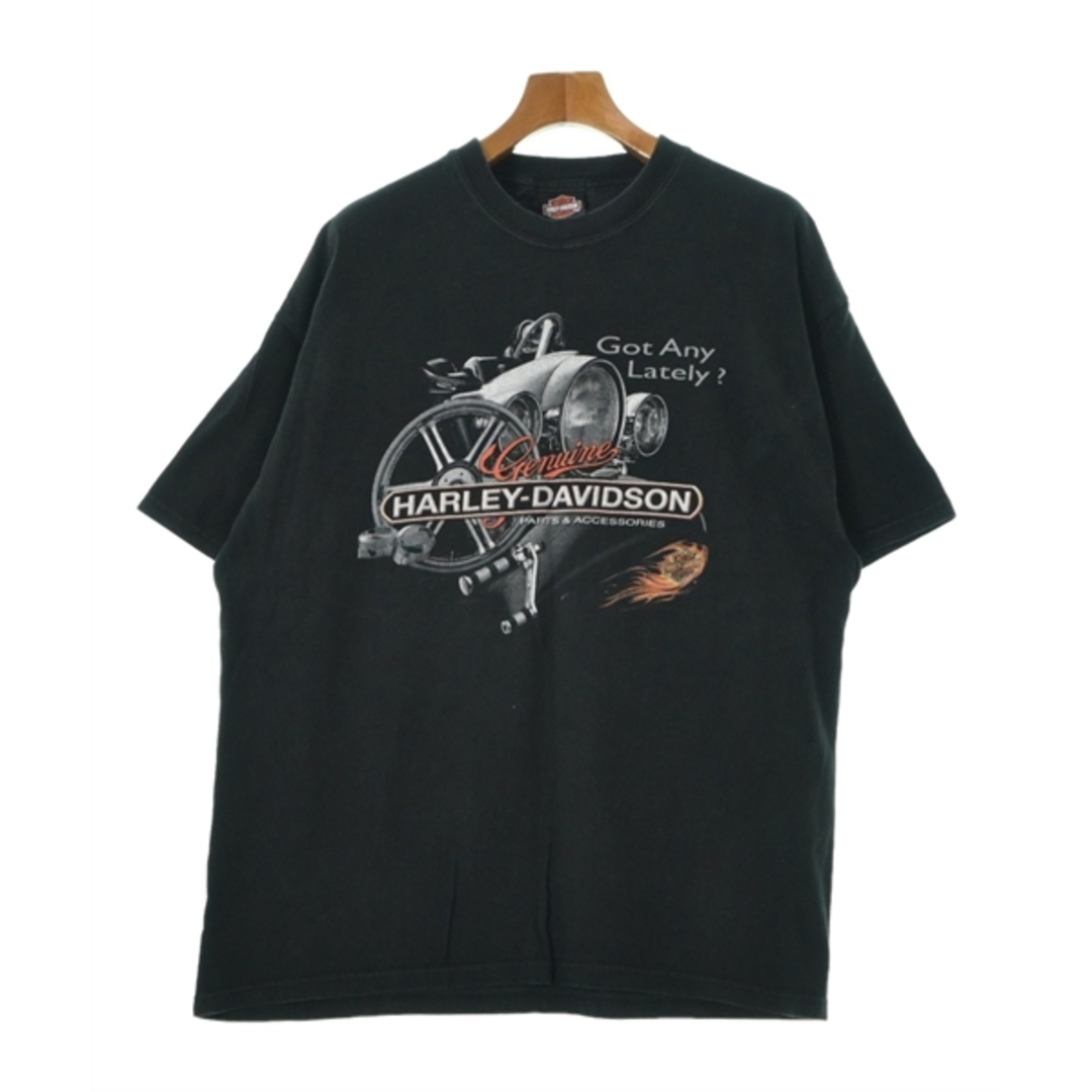 Harley Davidson(ハーレーダビッドソン)のHARLEY DAVIDSON Tシャツ・カットソー XL 黒 【古着】【中古】 メンズのトップス(Tシャツ/カットソー(半袖/袖なし))の商品写真