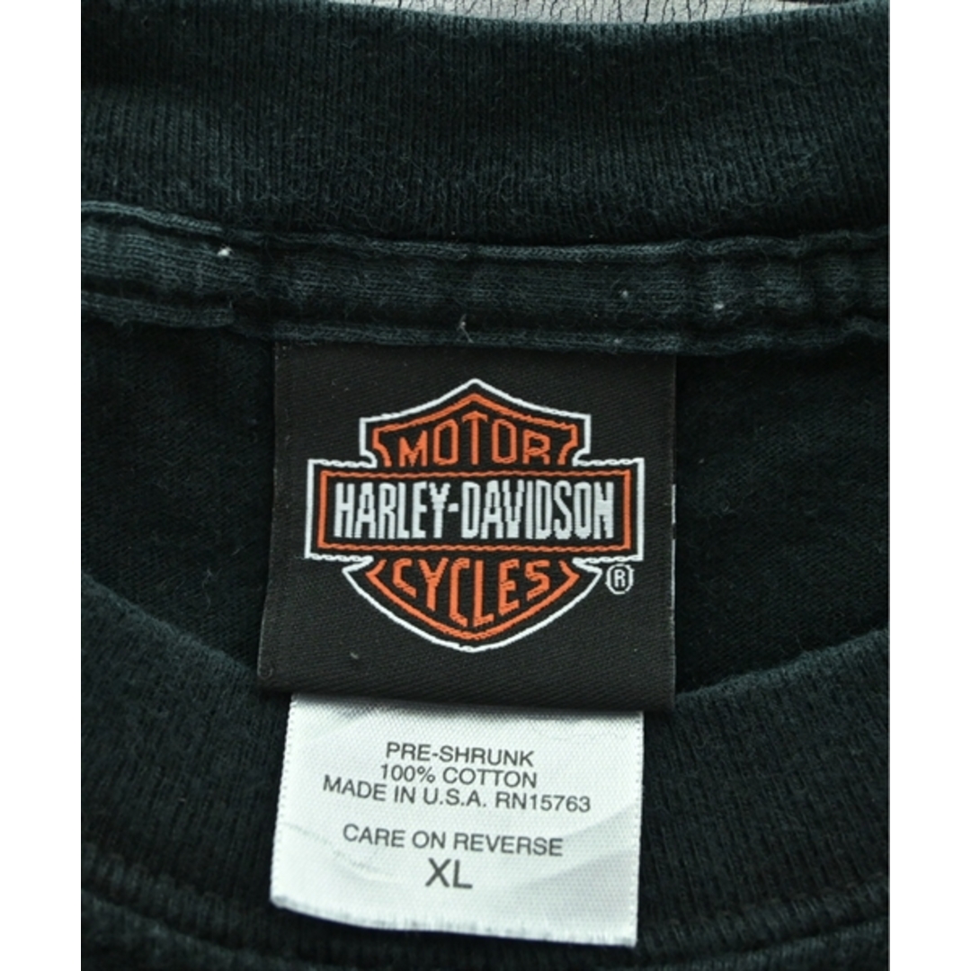 Harley Davidson(ハーレーダビッドソン)のHARLEY DAVIDSON Tシャツ・カットソー XL 黒 【古着】【中古】 メンズのトップス(Tシャツ/カットソー(半袖/袖なし))の商品写真