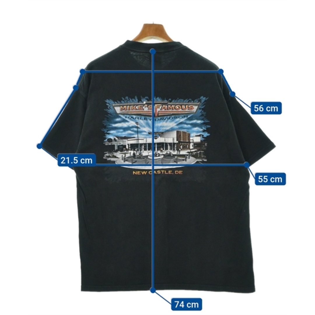 Harley Davidson(ハーレーダビッドソン)のHARLEY DAVIDSON Tシャツ・カットソー XL 黒 【古着】【中古】 メンズのトップス(Tシャツ/カットソー(半袖/袖なし))の商品写真