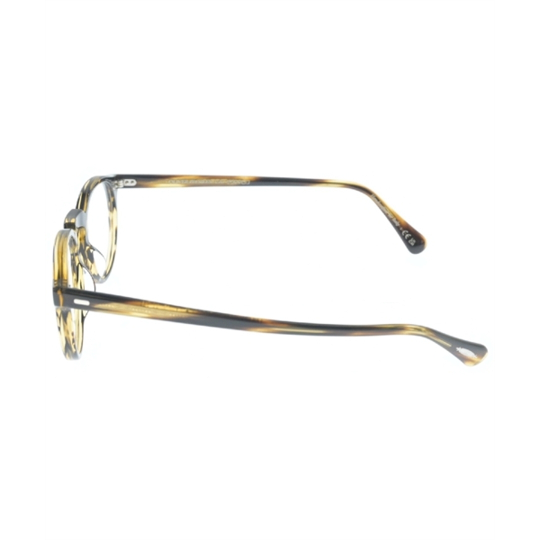 Oliver Peoples(オリバーピープルズ)のOLIVER PEOPLES オリバーピープルズ メガネ - 黒系xベージュ系 【古着】【中古】 メンズのファッション小物(サングラス/メガネ)の商品写真