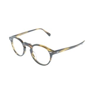 Oliver Peoples - OLIVER PEOPLES オリバーピープルズ メガネ - 黒系xベージュ系 【古着】【中古】