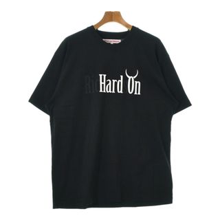 リチャードソン(Richardson)のRICHARDSON リチャードソン Tシャツ・カットソー L 黒 【古着】【中古】(Tシャツ/カットソー(半袖/袖なし))