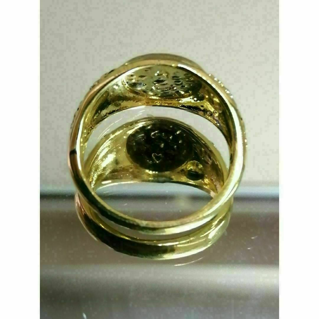 【A179】リング　アクサセリー　メンズ　指輪　ゴールド　フリーメイソン　20号 メンズのアクセサリー(リング(指輪))の商品写真