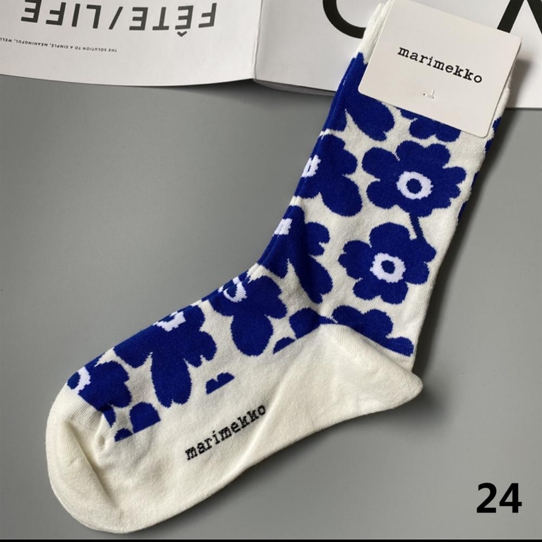 marimekko(マリメッコ)のマリメッコソックス　新品　1足 レディースのレッグウェア(ソックス)の商品写真