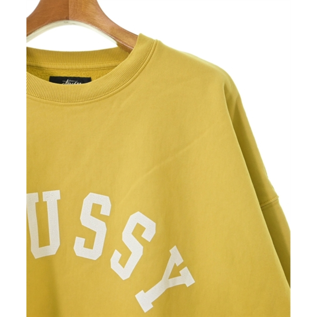 STUSSY(ステューシー)のSTUSSY ステューシー スウェット XL 黄 【古着】【中古】 メンズのトップス(スウェット)の商品写真