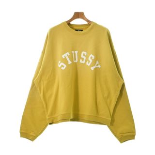 ステューシー(STUSSY)のSTUSSY ステューシー スウェット XL 黄 【古着】【中古】(スウェット)