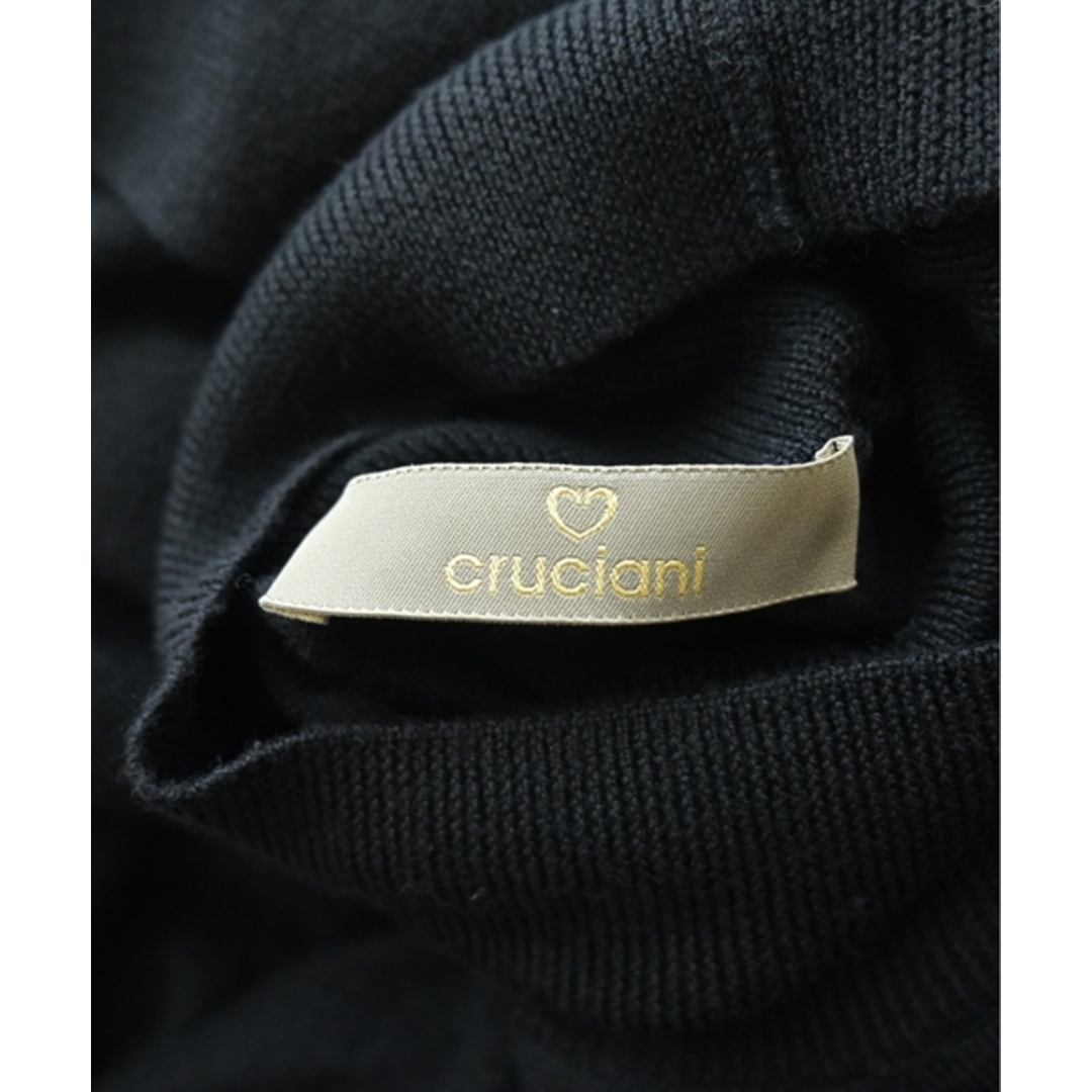 Cruciani(クルチアーニ)のCruciani クルチアーニ ニット・セーター 46(M位) 黒 【古着】【中古】 メンズのトップス(ニット/セーター)の商品写真
