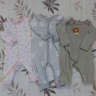 ベビーギャップ(babyGAP)のロンパース　３点セット　70cm(ロンパース)