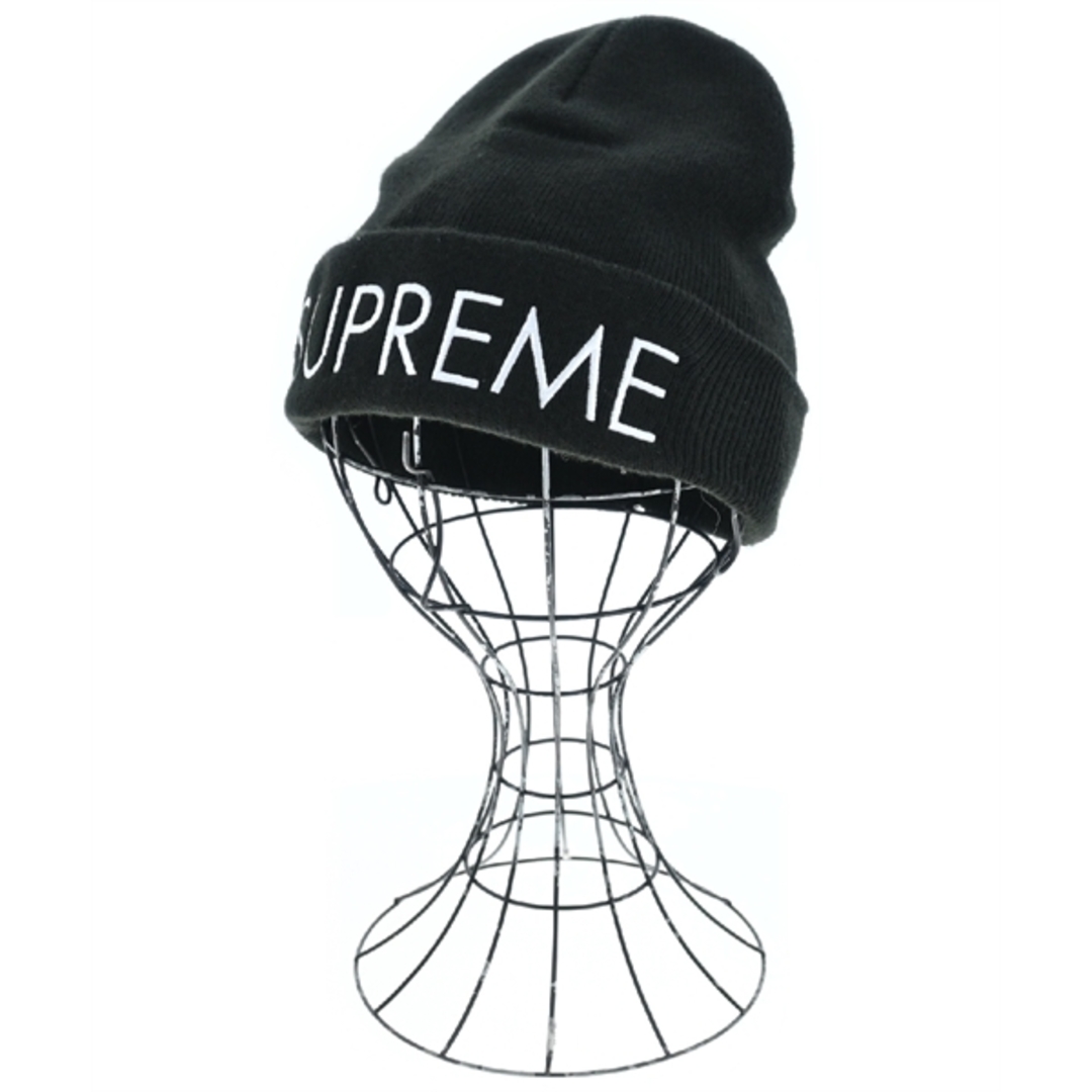 Supreme(シュプリーム)のSupreme シュプリーム ニットキャップ・ビーニー - 黒 【古着】【中古】 メンズの帽子(ニット帽/ビーニー)の商品写真