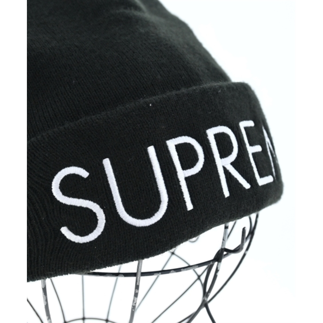 Supreme(シュプリーム)のSupreme シュプリーム ニットキャップ・ビーニー - 黒 【古着】【中古】 メンズの帽子(ニット帽/ビーニー)の商品写真