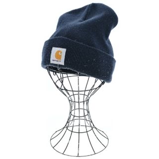 カーハート(carhartt)のCarhartt カーハート ニットキャップ・ビーニー ONE 紺 【古着】【中古】(ニット帽/ビーニー)