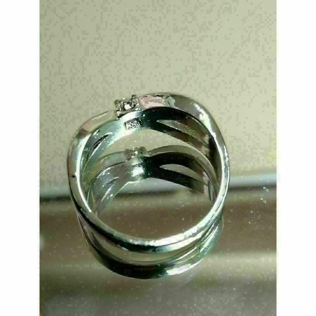 【R091】リング 　メンズ　 レディース　指輪 　ブルー　青　20号 レディースのアクセサリー(リング(指輪))の商品写真