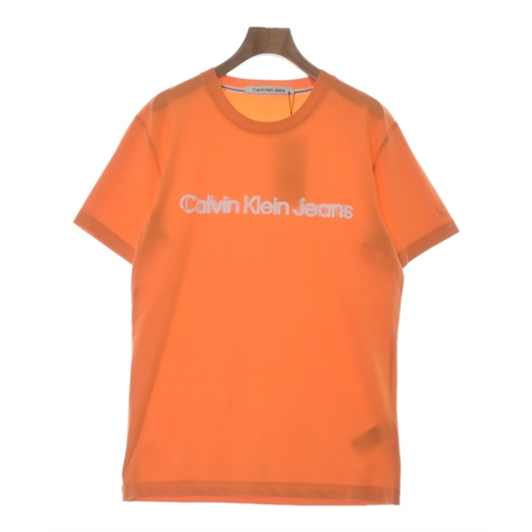 Calvin Klein(カルバンクライン)のCALVIN KLEIN カルバンクライン Tシャツ・カットソー L オレンジ 【古着】【中古】 メンズのトップス(Tシャツ/カットソー(半袖/袖なし))の商品写真