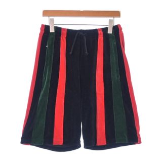 グッチ(Gucci)のGUCCI グッチ ショートパンツ XS 黒x赤x緑 【古着】【中古】(ショートパンツ)