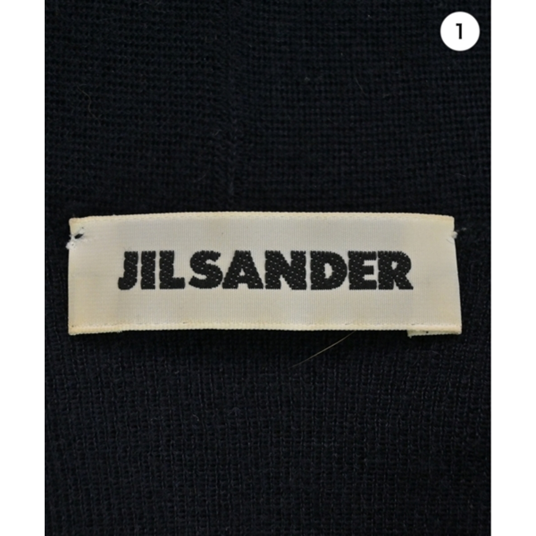 Jil Sander(ジルサンダー)のJIL SANDER ジルサンダー カーディガン 34(XS位) 紺 【古着】【中古】 レディースのトップス(カーディガン)の商品写真