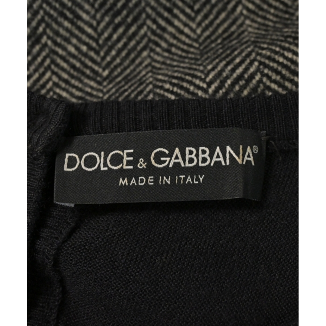 DOLCE&GABBANA(ドルチェアンドガッバーナ)のDOLCE&GABBANA ワンピース 38(S位) 黒 【古着】【中古】 レディースのワンピース(ひざ丈ワンピース)の商品写真