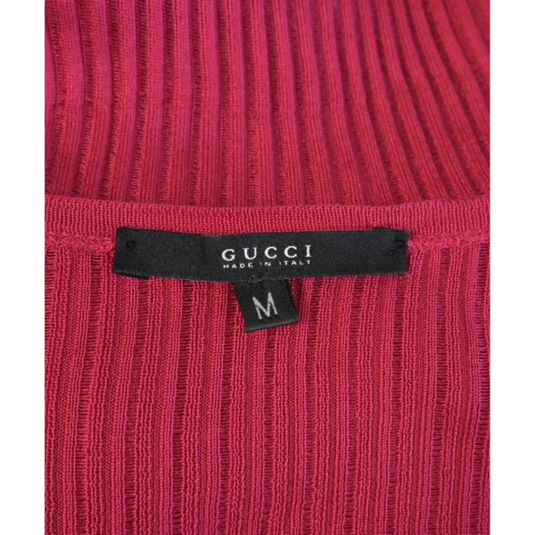 Gucci(グッチ)のGUCCI グッチ ニット・セーター M ピンク 【古着】【中古】 レディースのトップス(ニット/セーター)の商品写真