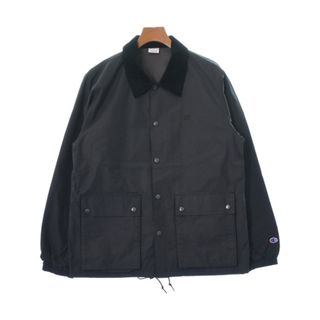 チャンピオン(Champion)のCHAMPION チャンピオン ブルゾン L 黒 【古着】【中古】(その他)