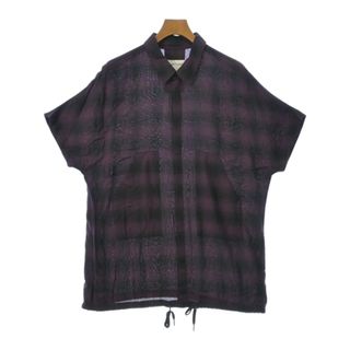 ヘルムートラング(HELMUT LANG)のHELMUT LANG カジュアルシャツ XL 紫系(チェック) 【古着】【中古】(シャツ)