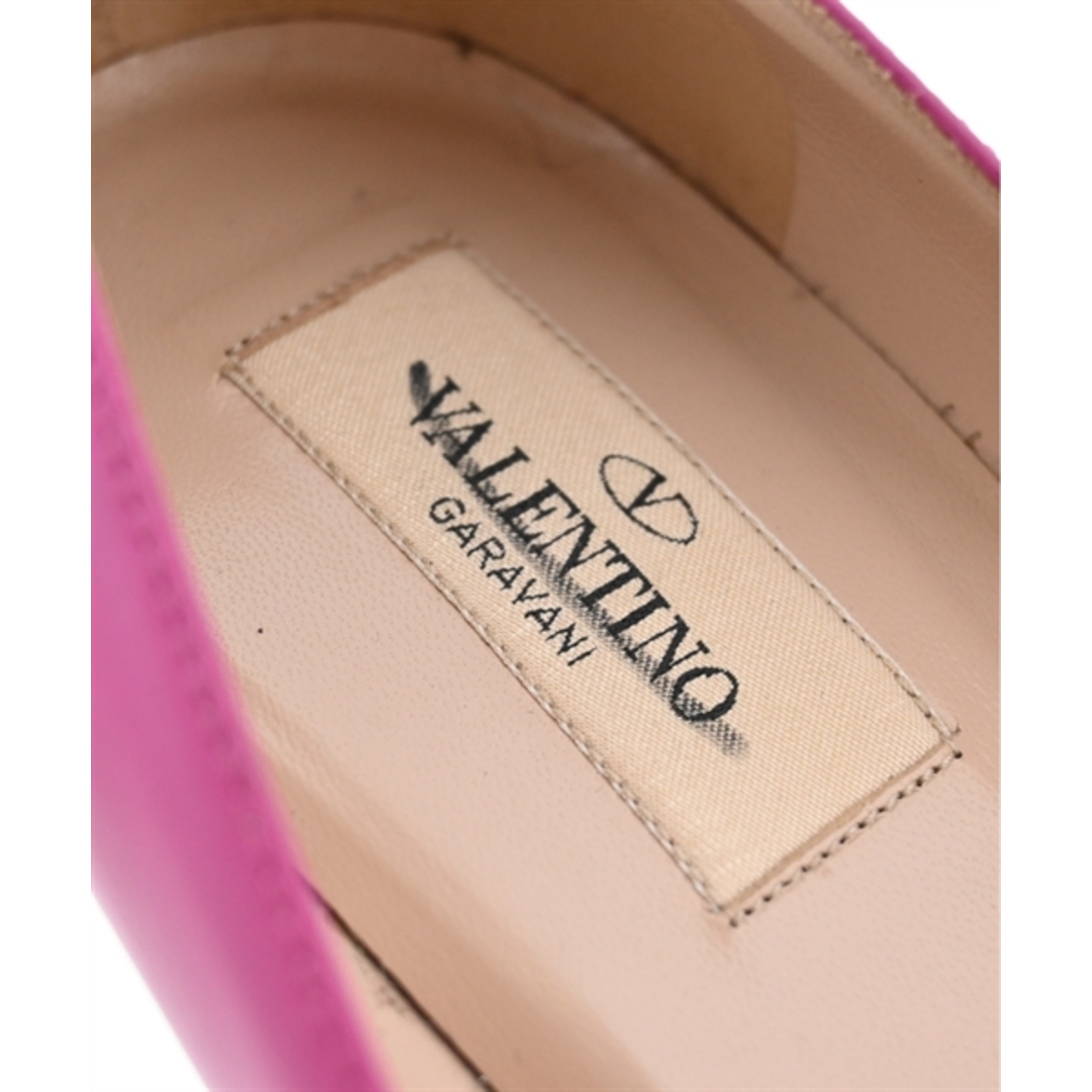 valentino garavani(ヴァレンティノガラヴァーニ)のVALENTINO GARAVANI パンプス EU38(24.5cm位) 紫 【古着】【中古】 レディースの靴/シューズ(ハイヒール/パンプス)の商品写真