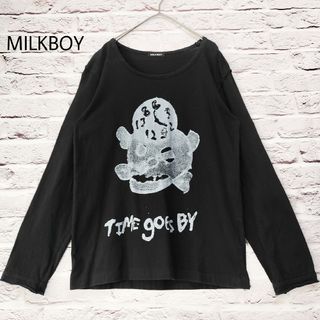 ミルクボーイ(MILKBOY)の【日本製】MILKBOY コミカル スカルプリント ロンT(Tシャツ/カットソー(七分/長袖))