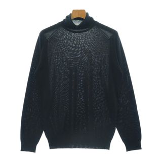 ジョンスメドレー(JOHN SMEDLEY)のJOHN SMEDLEY ジョンスメドレー ニット・セーター -(S位) 黒 【古着】【中古】(ニット/セーター)