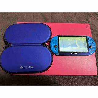 プレイステーションヴィータ(PlayStation Vita)のvita   アクアブルー　ジャンク品(携帯用ゲーム機本体)