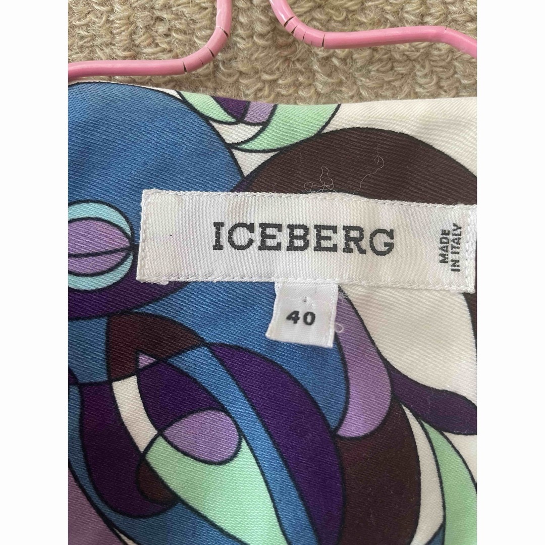 ICEBERG(アイスバーグ)のICE BERG アイスバーグ 希少 プッチ柄  イタリア製ユーズド    レディースのワンピース(ひざ丈ワンピース)の商品写真