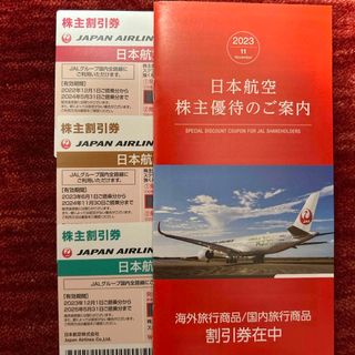 ジャル(ニホンコウクウ)(JAL(日本航空))のJAL 日本航空　株主割引券　3枚(その他)