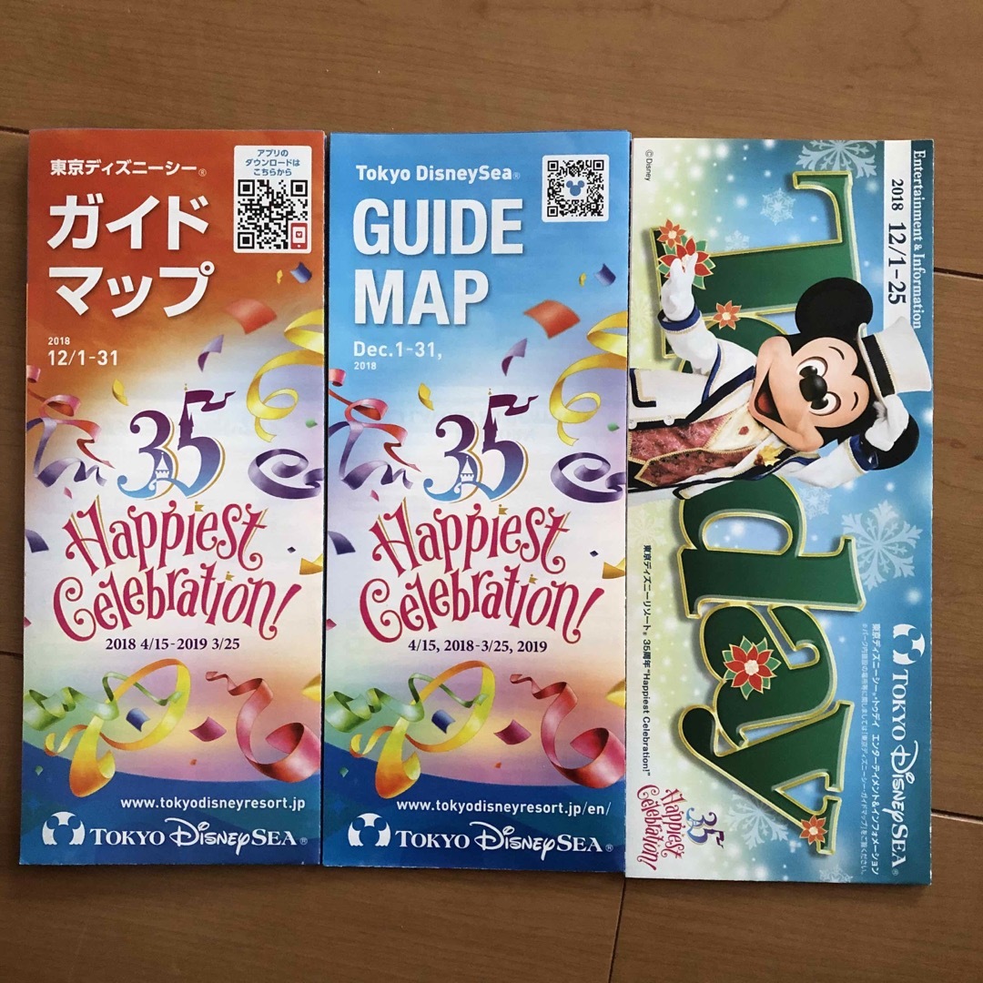 Disney(ディズニー)のディズニー ガイドマップ TODAY 他 パンフレット まとめ売り エンタメ/ホビーのコレクション(印刷物)の商品写真