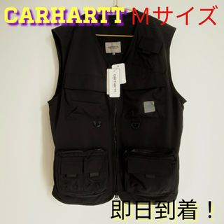 カーハート(carhartt)のea Carhartt カーハート フィッシングベスト Mサイズ 黒 ブラック(ベスト)