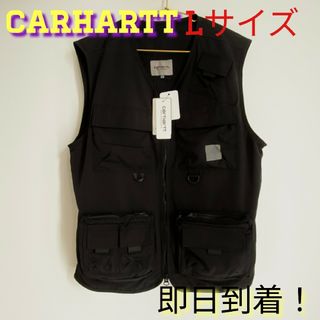 カーハート(carhartt)のcd Carhartt カーハート フィッシングベスト Lサイズ 黒 ブラック(ベスト)