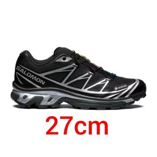 サロモン(SALOMON)の27cm Salomon XT-6 GTX GORE-TEX Black(スニーカー)