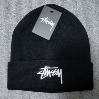 ステューシー(STUSSY)のfC Stussy ステューシー ニット帽 スノーボード 黒 ブラック(ニット帽/ビーニー)