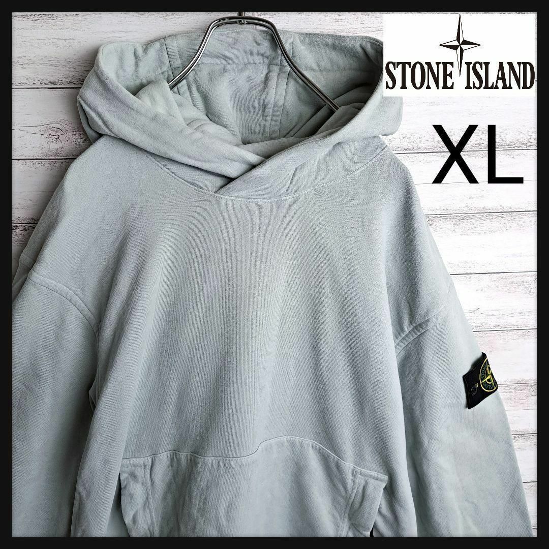 STONE ISLAND(ストーンアイランド)の【最高サイズ】 ストーンアイランド パーカー ワッペン 勲章 刺繍 XL メンズのトップス(パーカー)の商品写真