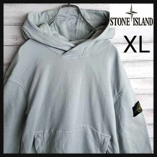 ストーンアイランド(STONE ISLAND)の【最高サイズ】 ストーンアイランド パーカー ワッペン 勲章 刺繍 XL(パーカー)