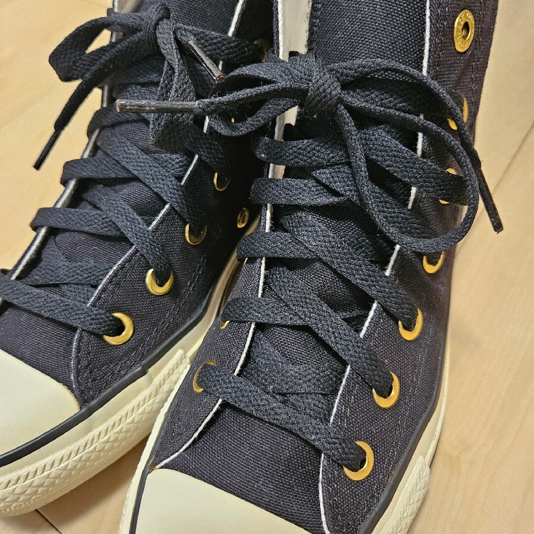 CONVERSE(コンバース)のCONVERSE コンバース ハイカット スニーカー ゴールド 24 レディースの靴/シューズ(スニーカー)の商品写真