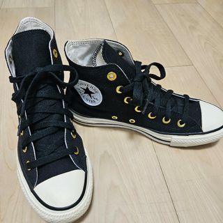 コンバース(CONVERSE)のCONVERSE コンバース ハイカット スニーカー ゴールド 24(スニーカー)