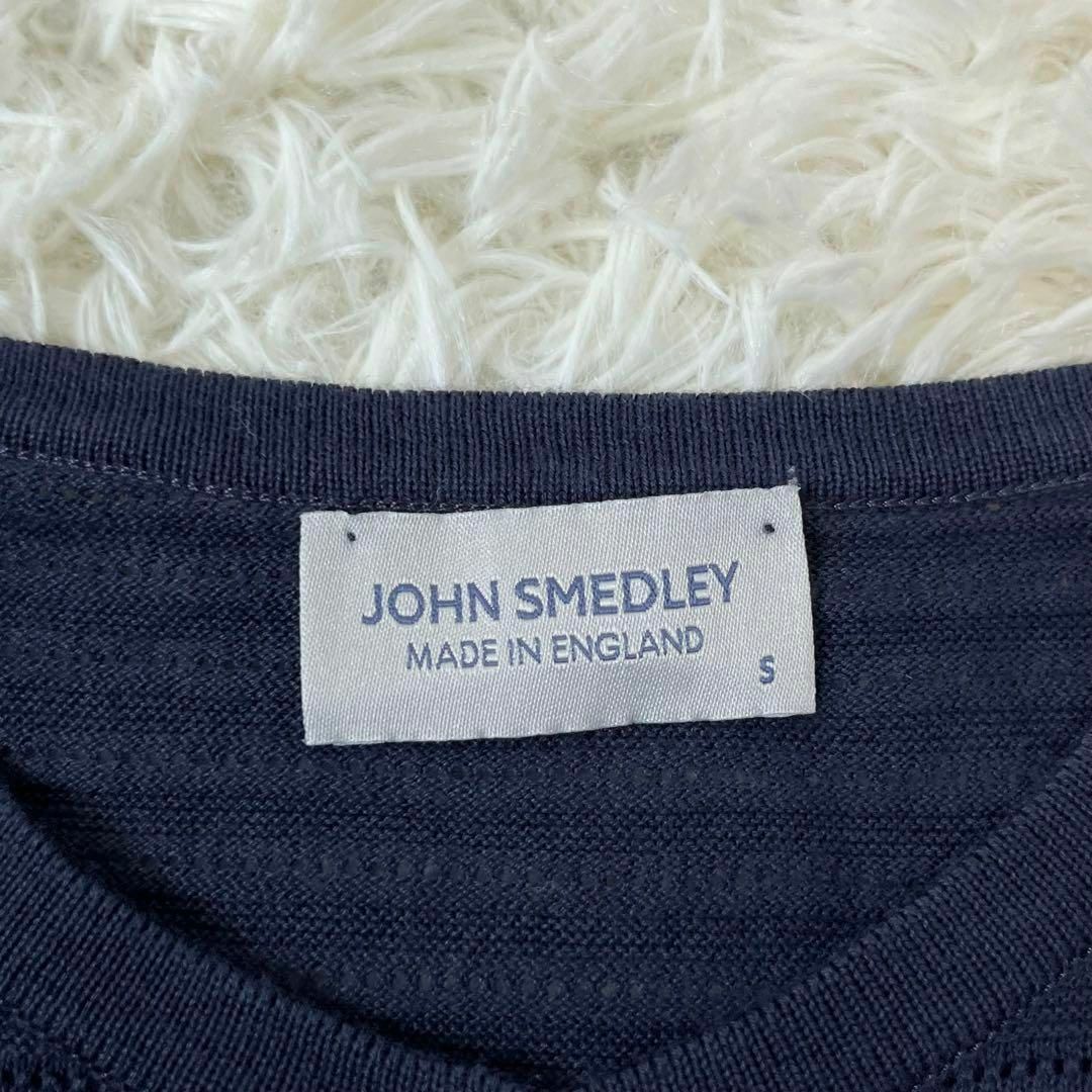 JOHN SMEDLEY(ジョンスメドレー)のジョンスメドレー　アンサンブル　デザイン　カーディガン　ニット　ノースリーブ レディースのトップス(カーディガン)の商品写真