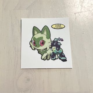 ポケモン(ポケモン)のポケモンパン　デコキャラシール　第202弾　ニャオハ　テラパゴス(キャラクターグッズ)