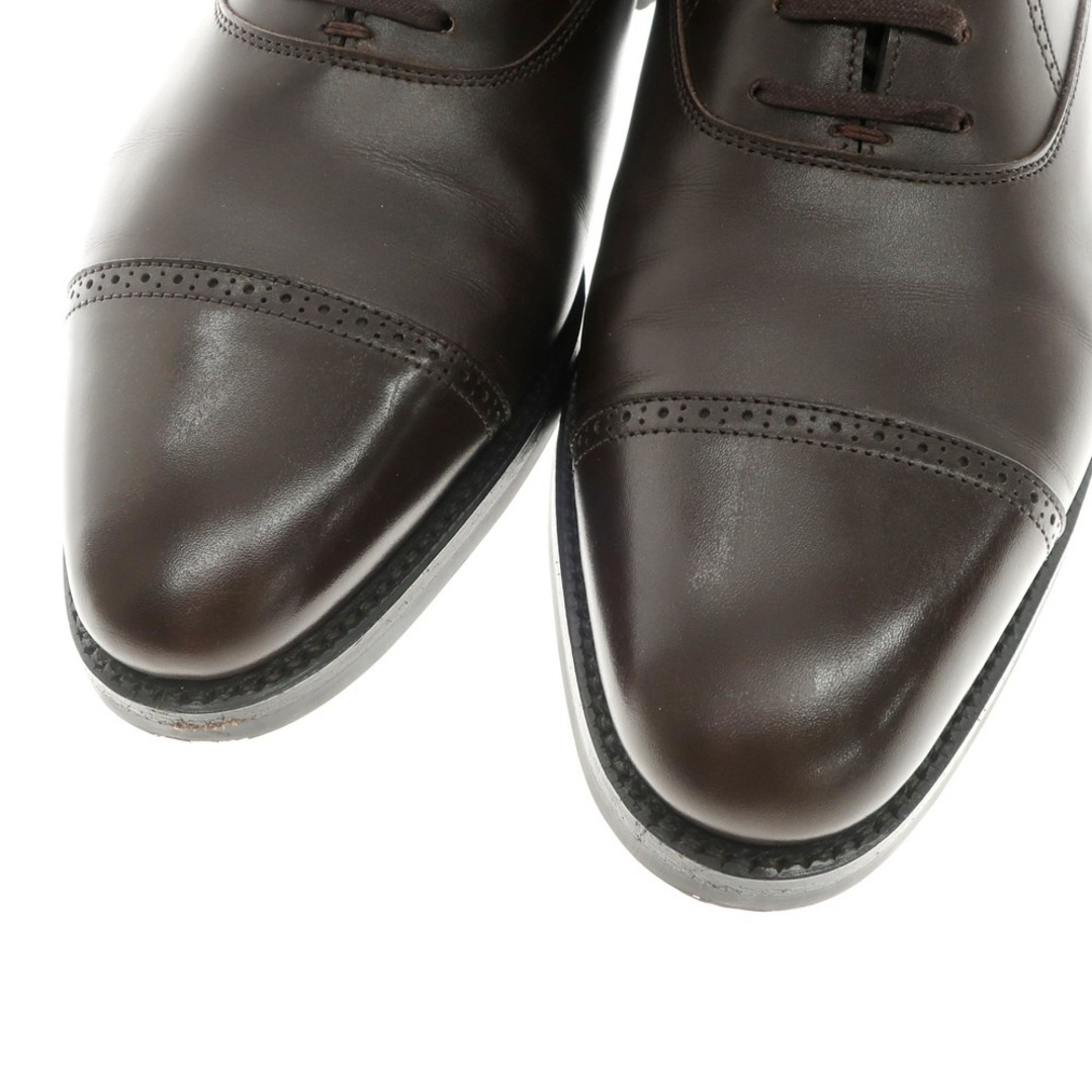 JOHN LOBB(ジョンロブ)の【中古】ジョンロブ John Lobb PHILIP2 ストレートチップ ドレスシューズ ダークブラウン【サイズ6E】【メンズ】 メンズの靴/シューズ(ドレス/ビジネス)の商品写真