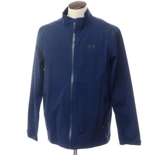 UNDER ARMOUR - 【中古】アンダーアーマー UNDER ARMOUR ストレッチナイロン シェルジャケット ネイビー【サイズXL】【メンズ】