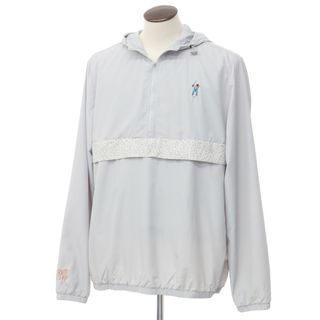 【中古】イーストサイドゴルフ Eastside Golf ポケッタブル アノラックパーカー シェルジャケット ライトグレー【サイズXL】【メンズ】(マウンテンパーカー)