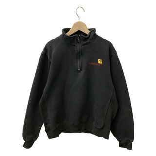 カーハート Carhartt ハーフジップ長袖スウェット    メンズ M