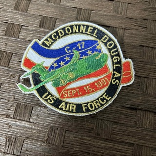 US AIR FORCE ミリタリー ワッペン MCDONNEL DOUGLAS(個人装備)