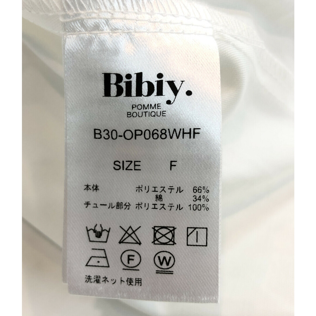 Bibiy. 半袖レーススリーブワンピース レディース F レディースのトップス(ベスト/ジレ)の商品写真