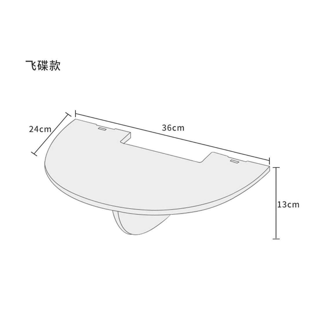 壁掛け 棚，壁に穴のないプロジェクターブラケット、ルーターブラケット 、ベッドサ インテリア/住まい/日用品の収納家具(その他)の商品写真